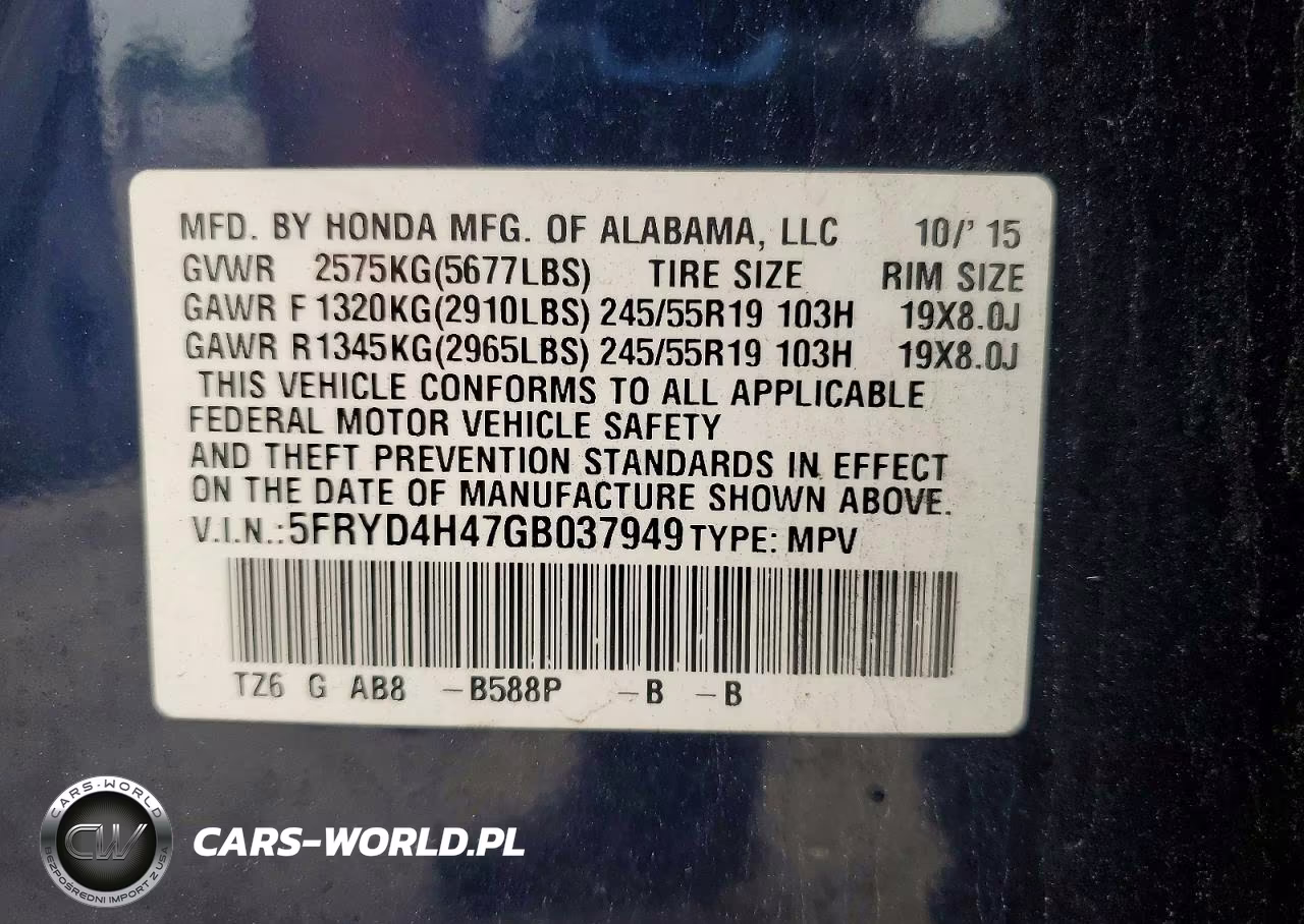 2016 Acura Mdx Technology VIN:5FRYD4H47GB037949 - 14