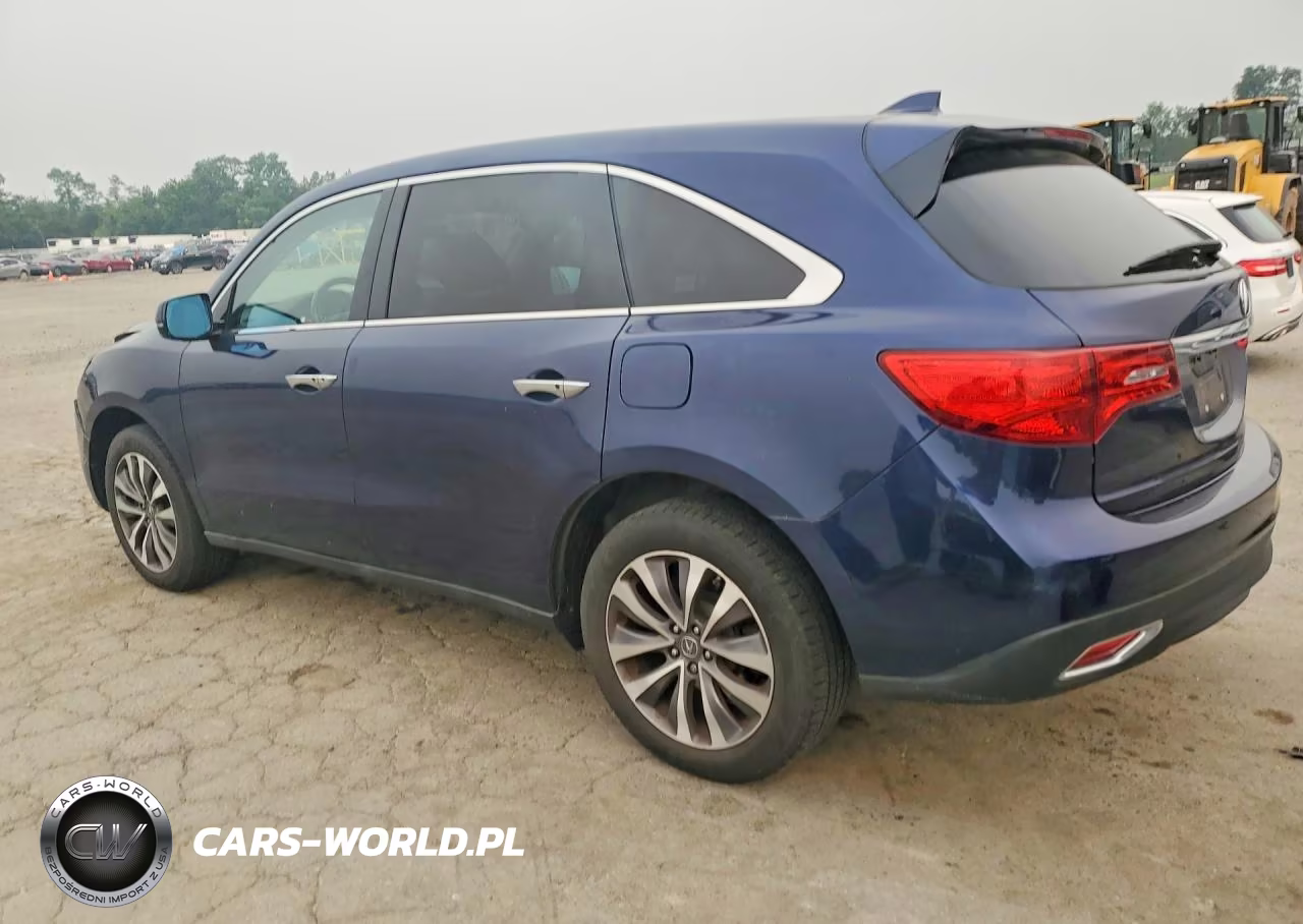 2016 Acura Mdx Technology VIN:5FRYD4H47GB037949 - 2