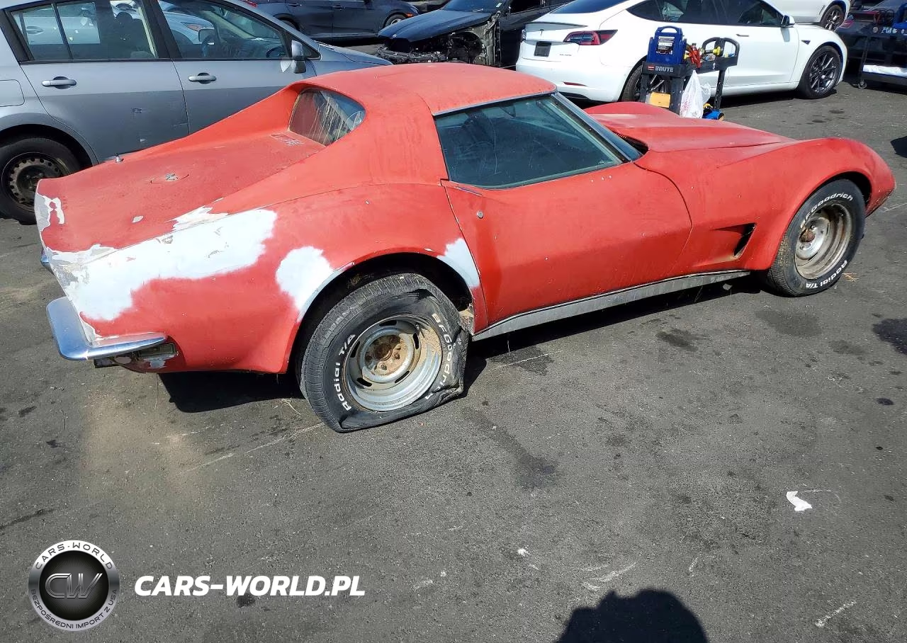 1973 Chev Corvette VIN:194378S428332 - 3