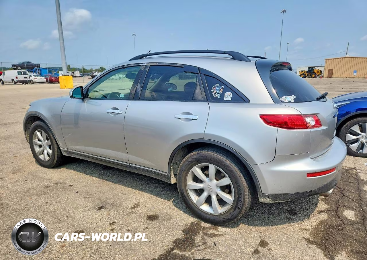 2005 Infiniti Fx35 Base VIN:JNRAS08W85X213512 - 2