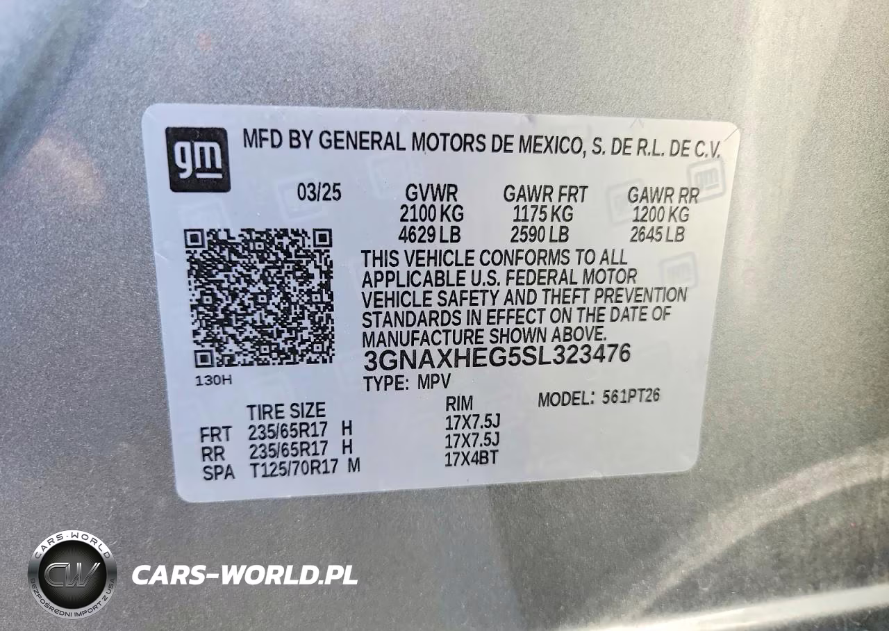 2025 Chevrolet Equinox Lt VIN:3GNAXHEG5SL323476 - 13