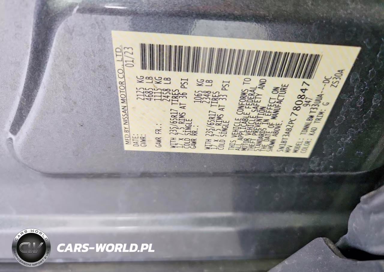 2023 Nissan Rogue S VIN:5N1BT3AB2PC780847 - 14