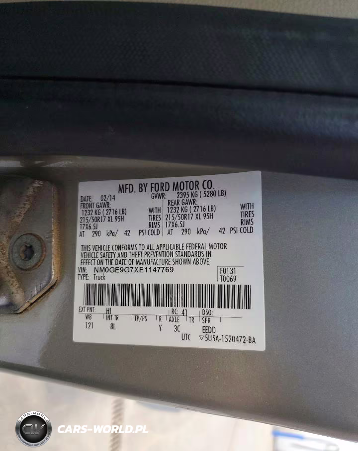 2014 Ford Transit Connect VIN:NM0GE9G7XE1147769 - 12