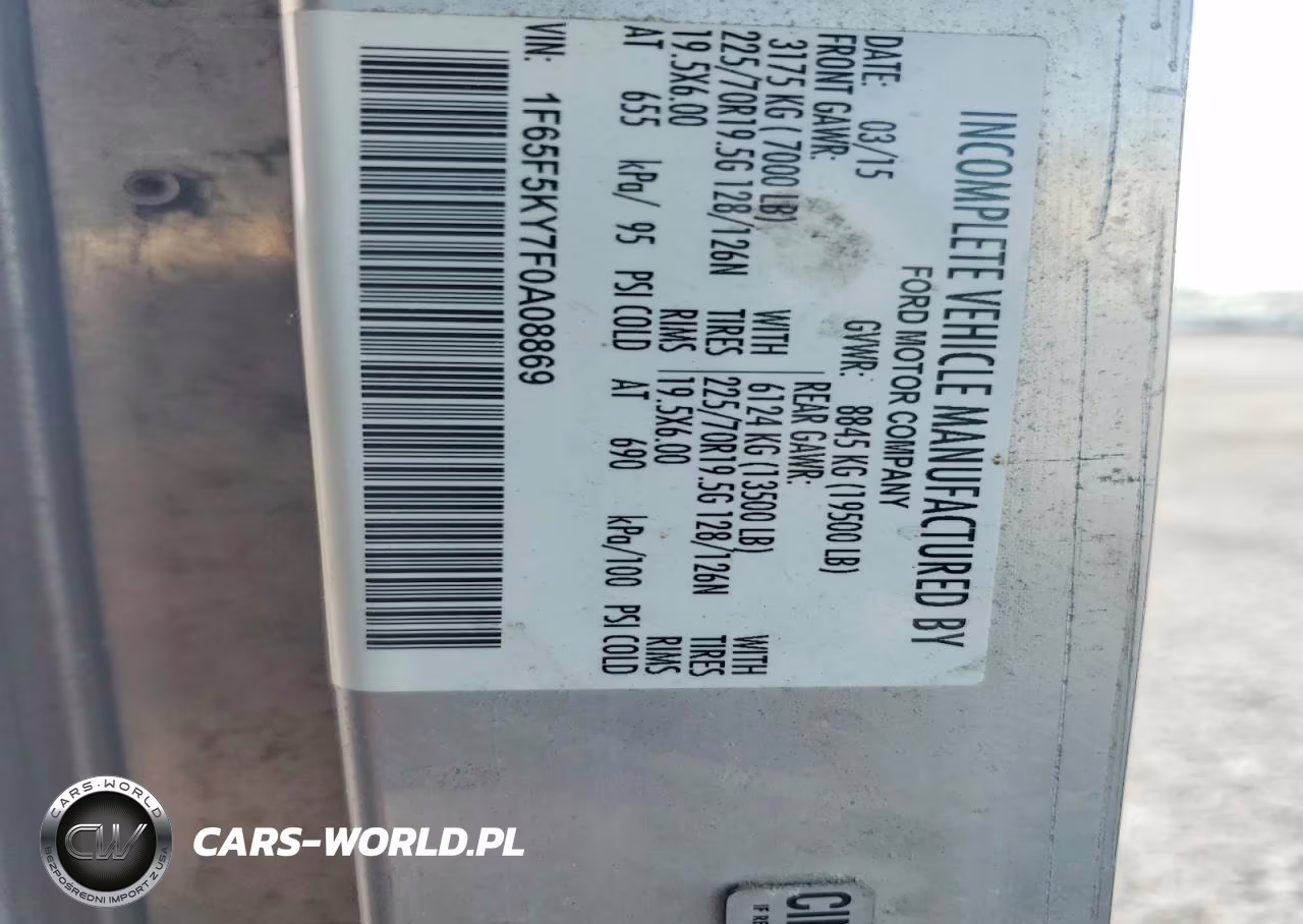 2015 Ford F59 VIN:1F65F5KY7F0A08869 - 13