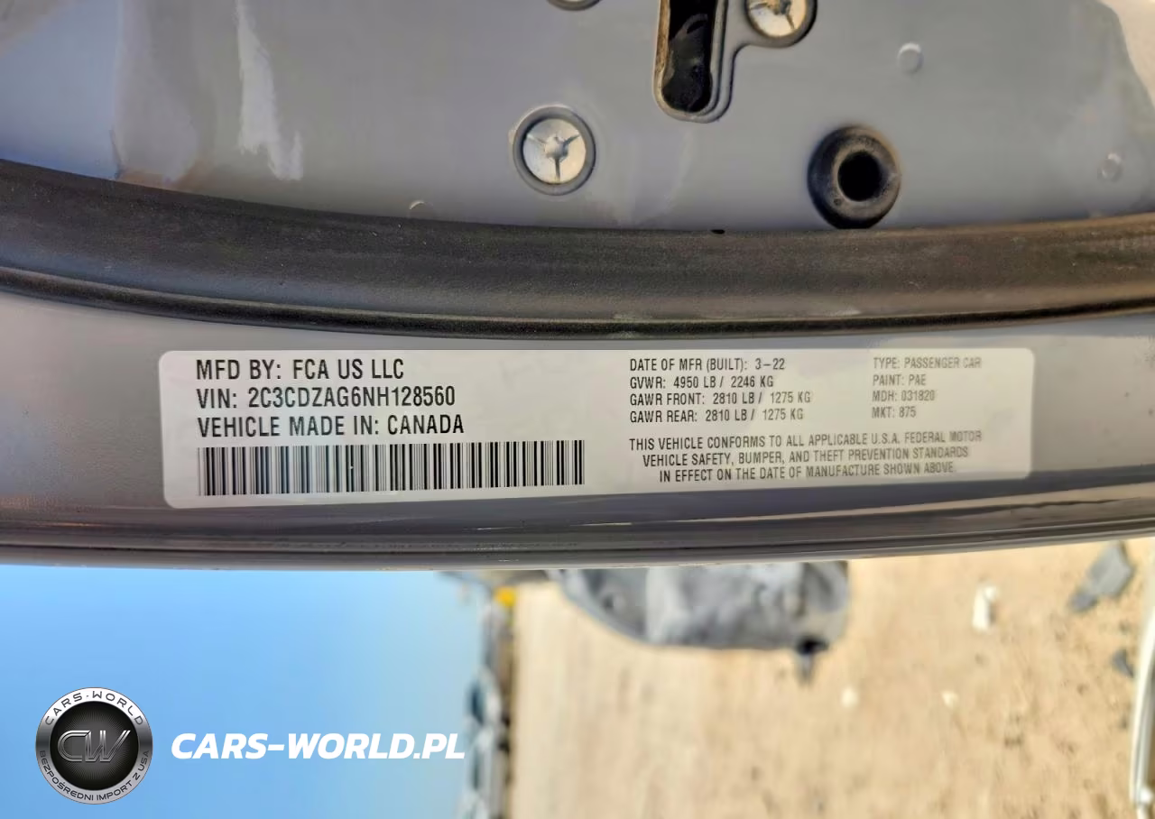 2022 Dodge Challenger Sxt VIN:2C3CDZAG6NH128560 - 13