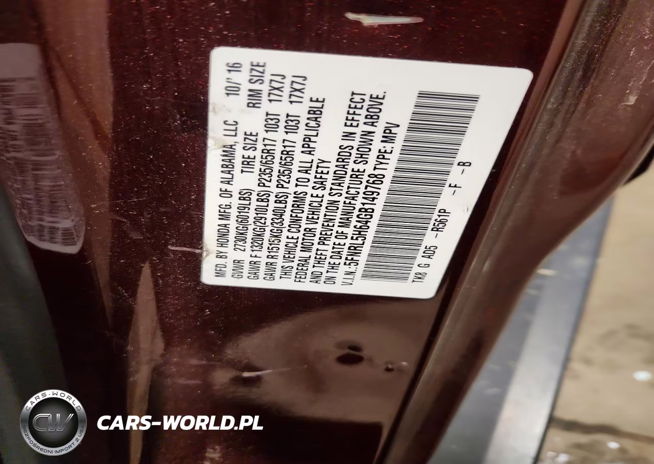 2016 Honda Odyssey Exl VIN:5FNRL5H64GB149768 - 13