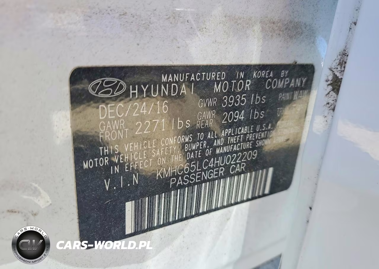 2017 Hyundai Ioniq Blue VIN:KMHC65LC4HU022209 - 12