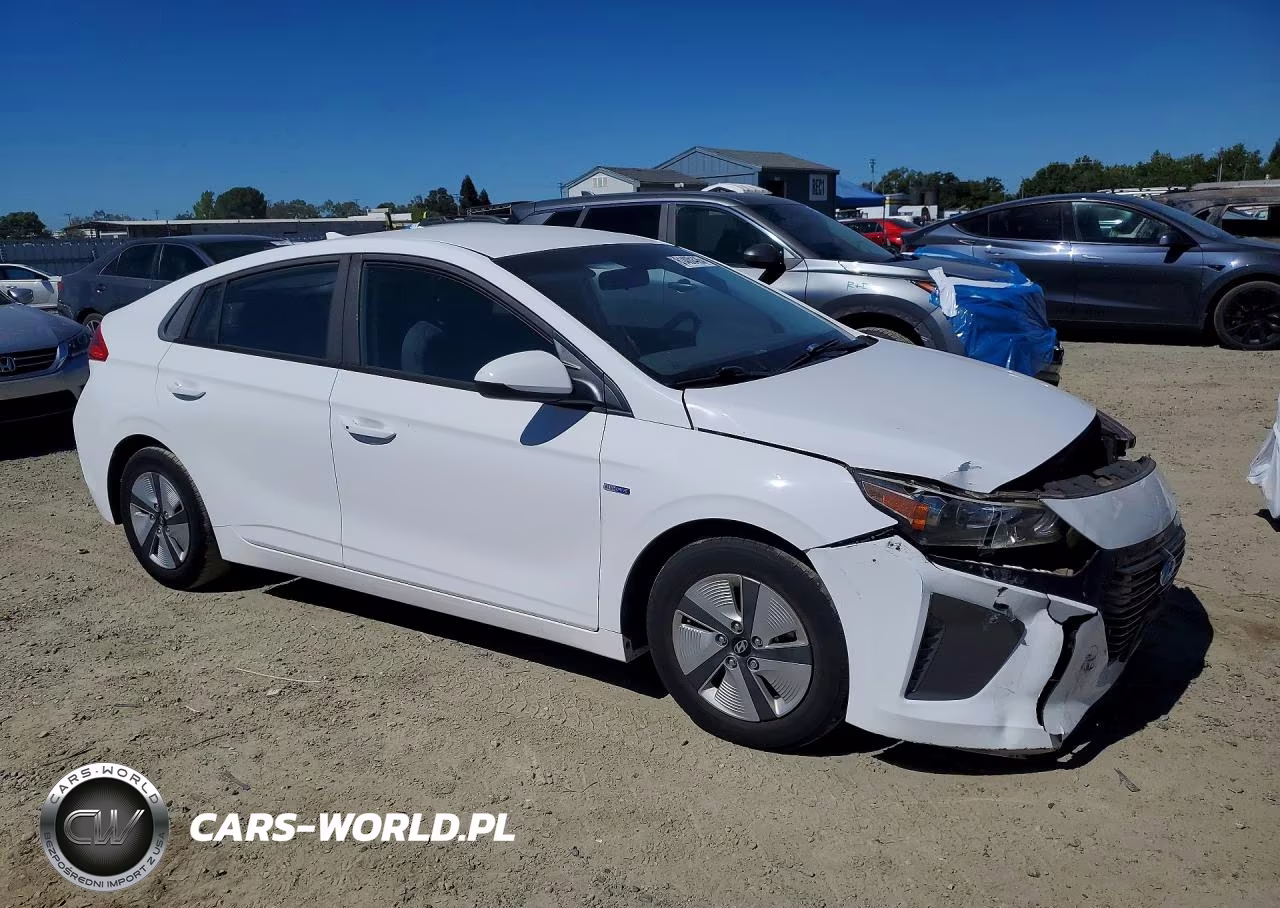 2017 Hyundai Ioniq Blue VIN:KMHC65LC4HU022209 - 4
