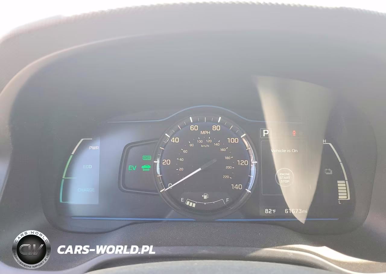 2017 Hyundai Ioniq Blue VIN:KMHC65LC4HU022209 - 9