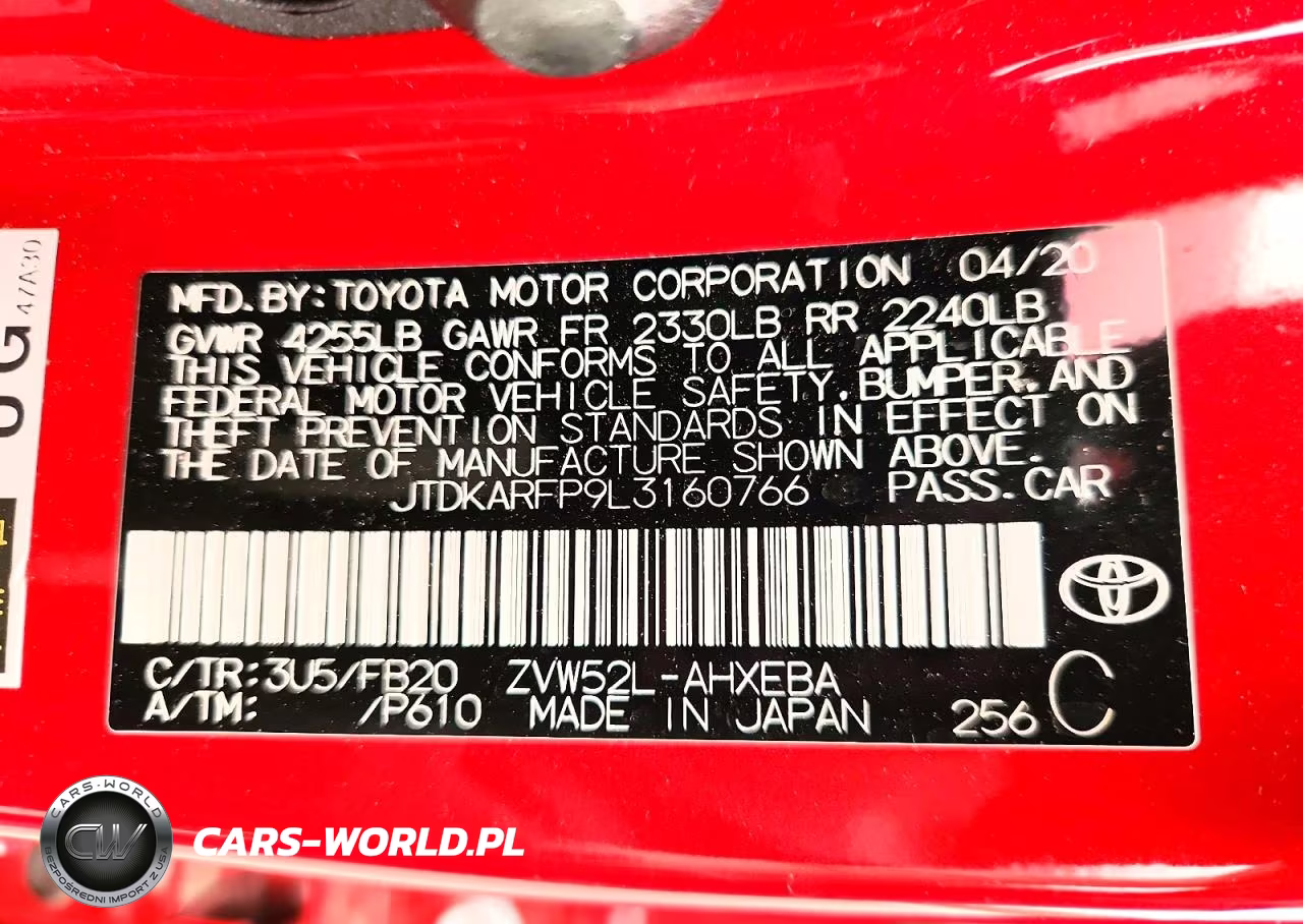2020 Toyota Prius Prime Le VIN:JTDKARFP9L3160766 - 13