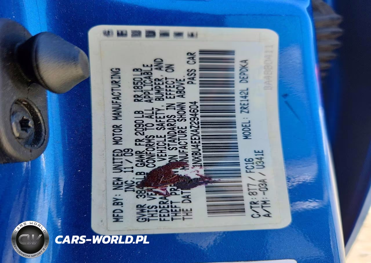 2010 Toyota Corolla Le VIN:1NXBU4EEXAZ294604 - 12