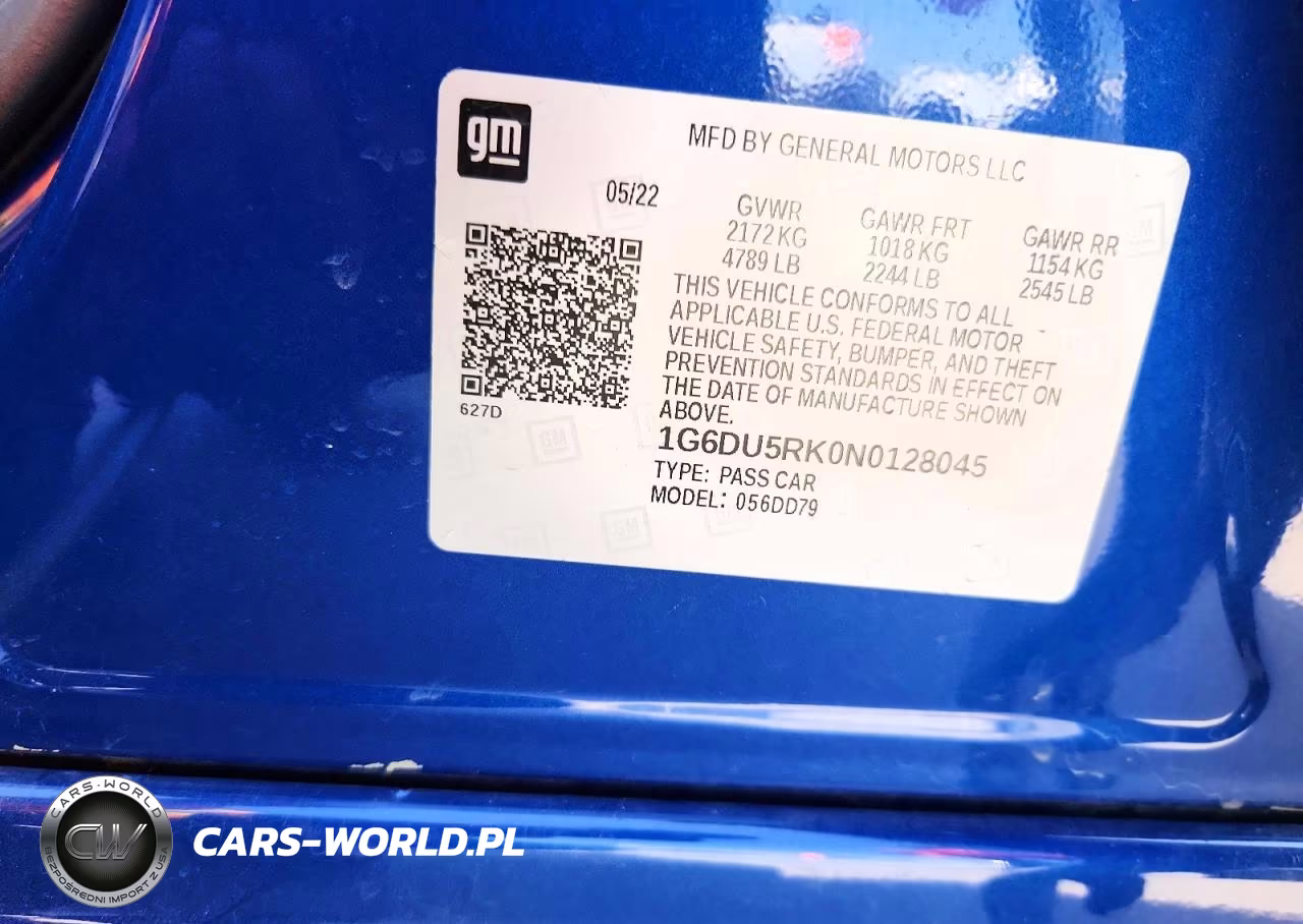 2022 Cadillac Ct5 Sport VIN:1G6DU5RK0N0128045 - 12