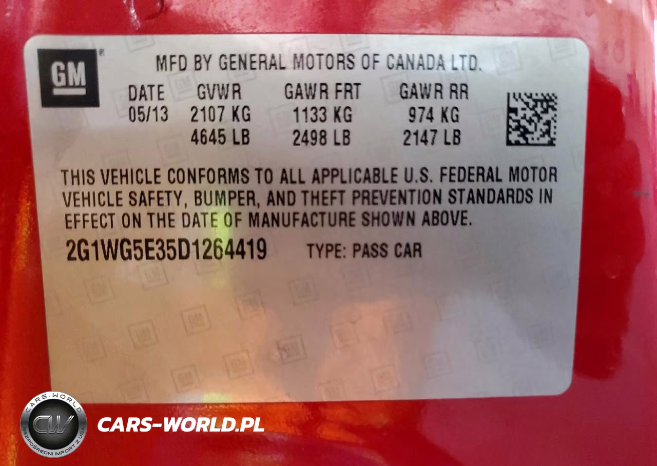 2013 Chevrolet Impala Lt VIN:2G1WG5E35D1264419 - 12