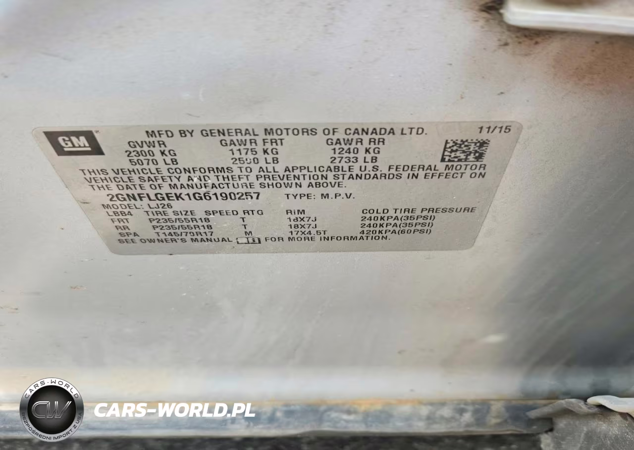 2016 Chevrolet Equinox Ltz VIN:2GNFLGEK1G6190257 - 13