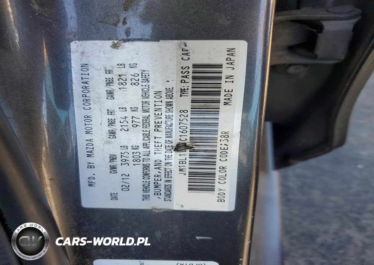 2012 Mazda 3 I VIN:JM1BL1V83C1607528 - 12