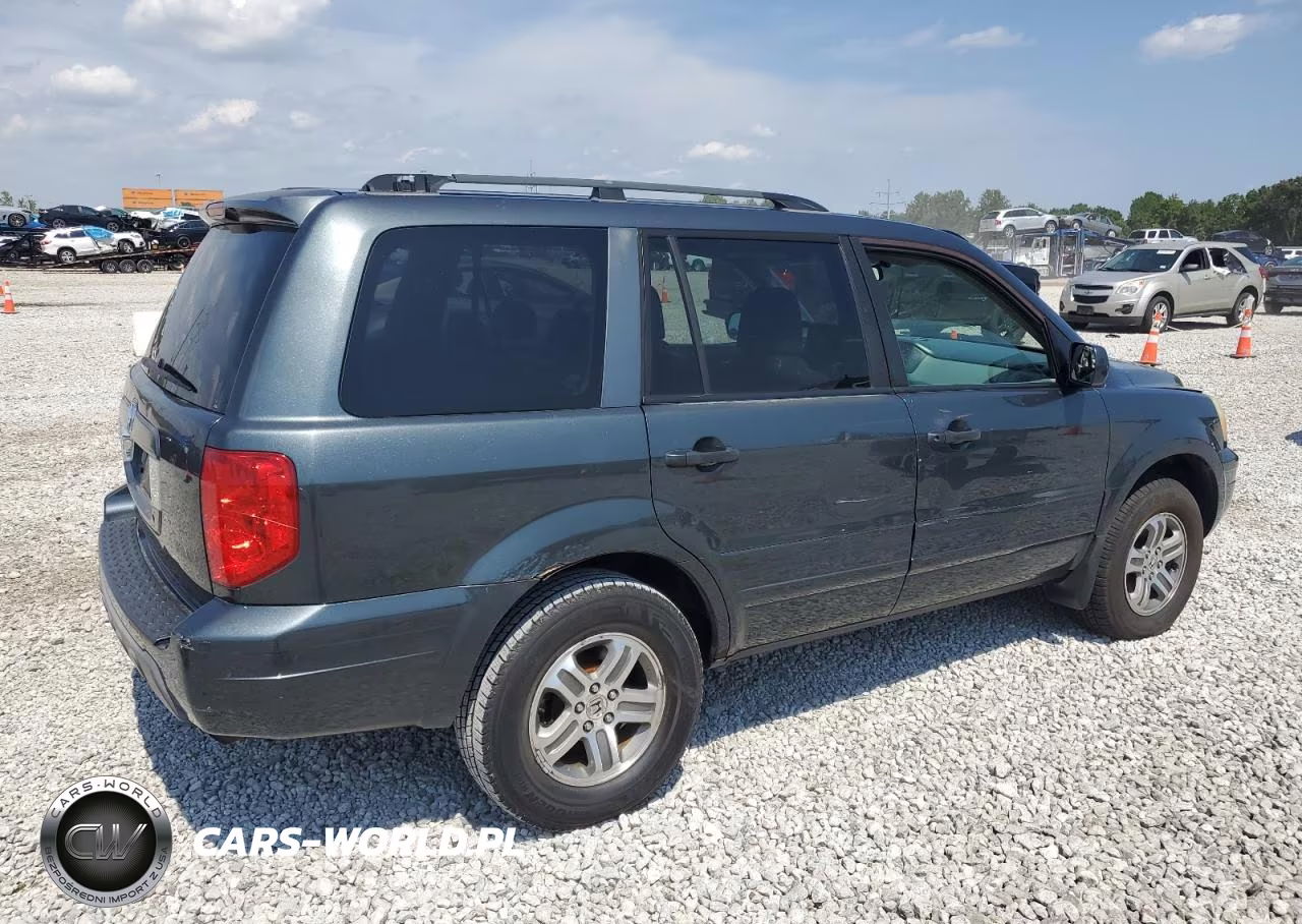 2004 Honda Pilot Exl VIN:2HKYF18674H530605 - 3