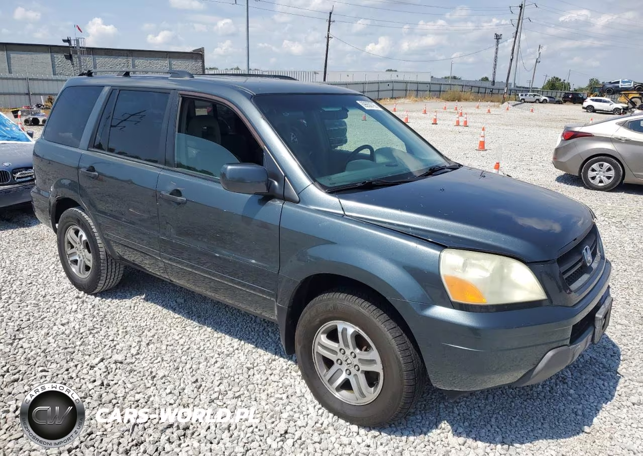 2004 Honda Pilot Exl VIN:2HKYF18674H530605 - 4