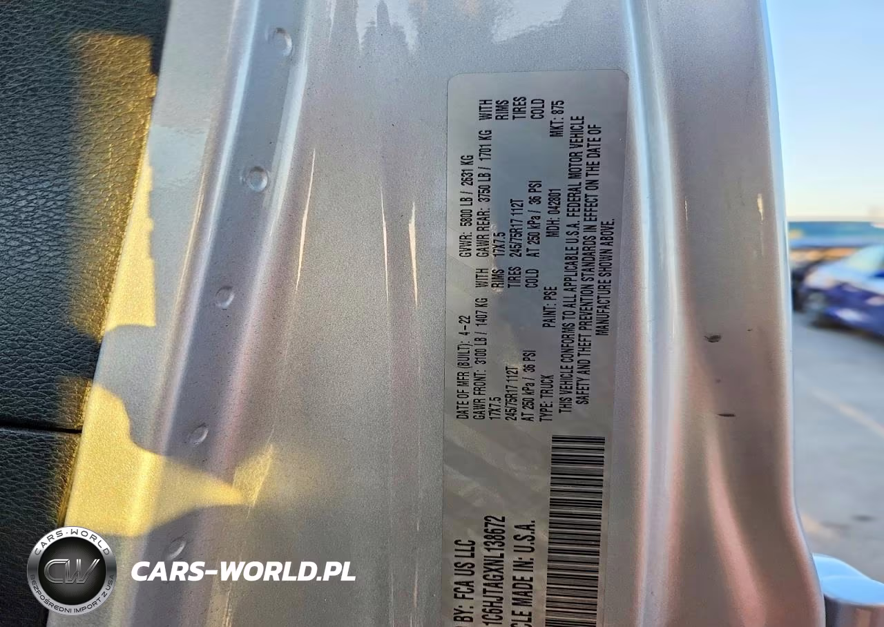2022 Jeep Gladiator Sport S 4X4 VIN:1C6HJTAGXNL138672 - 12