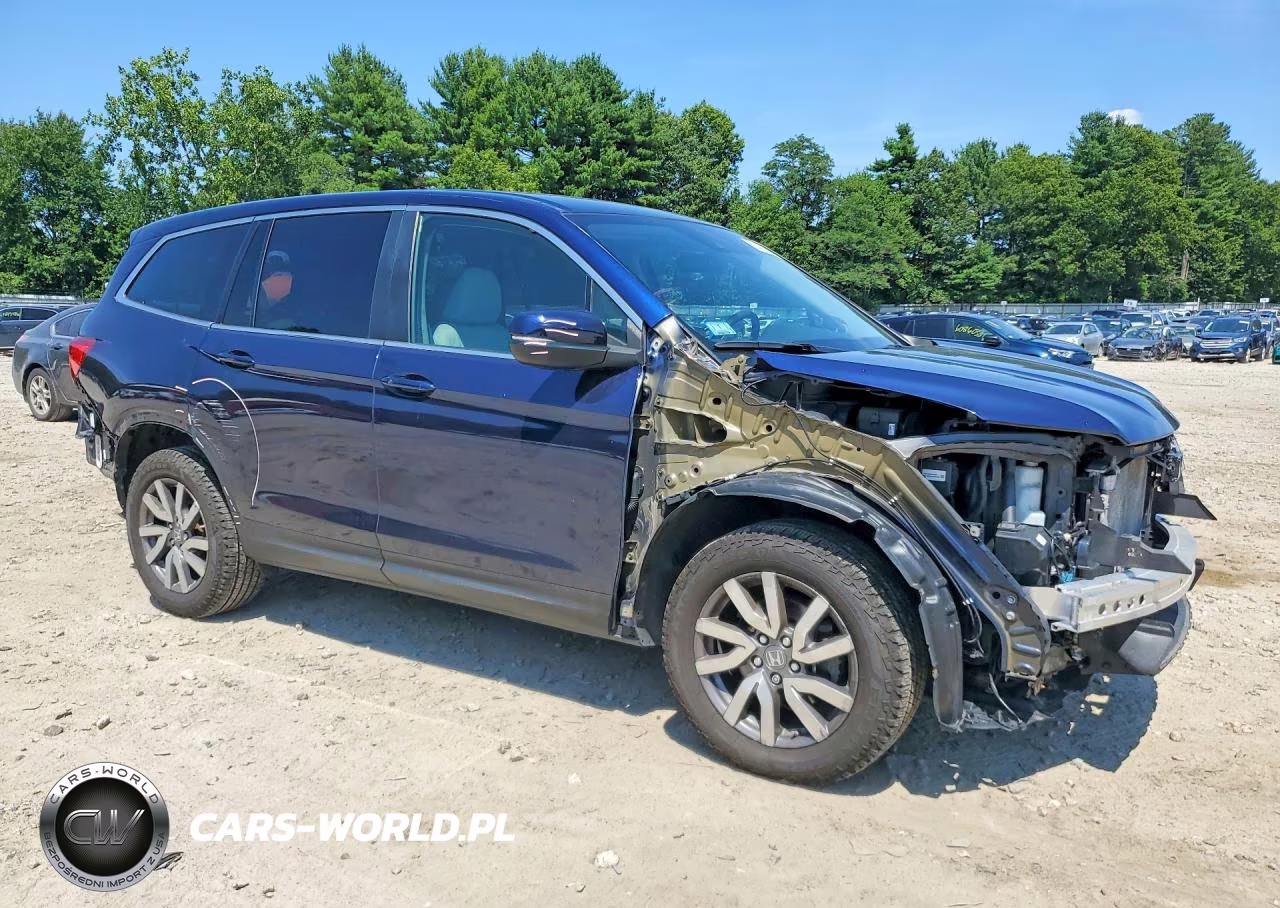 2020 Honda Pilot Ex VIN:5FNYF6H32LB022509 - 4