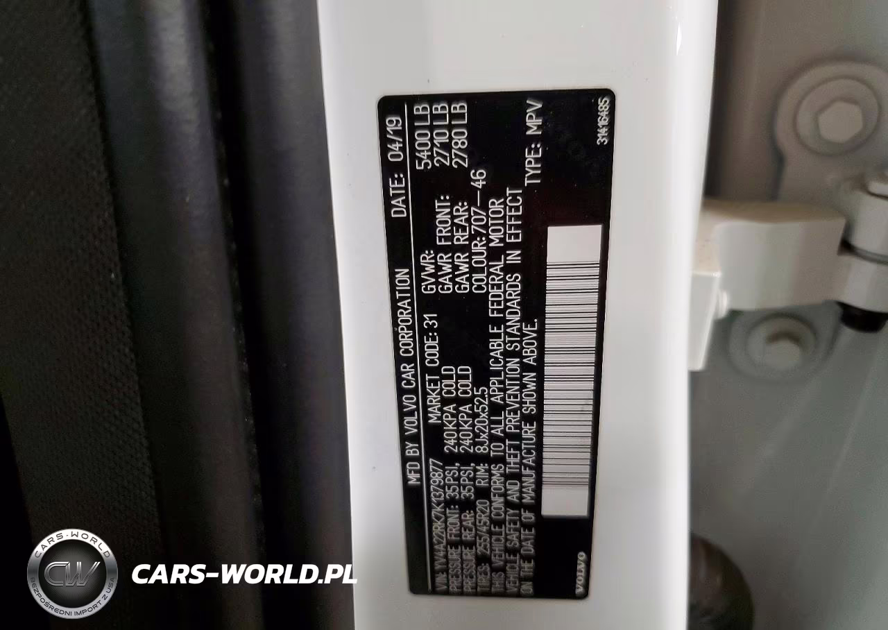 2019 Volvo Xc60 T6 VIN:YV4A22RK7K1379877 - 12