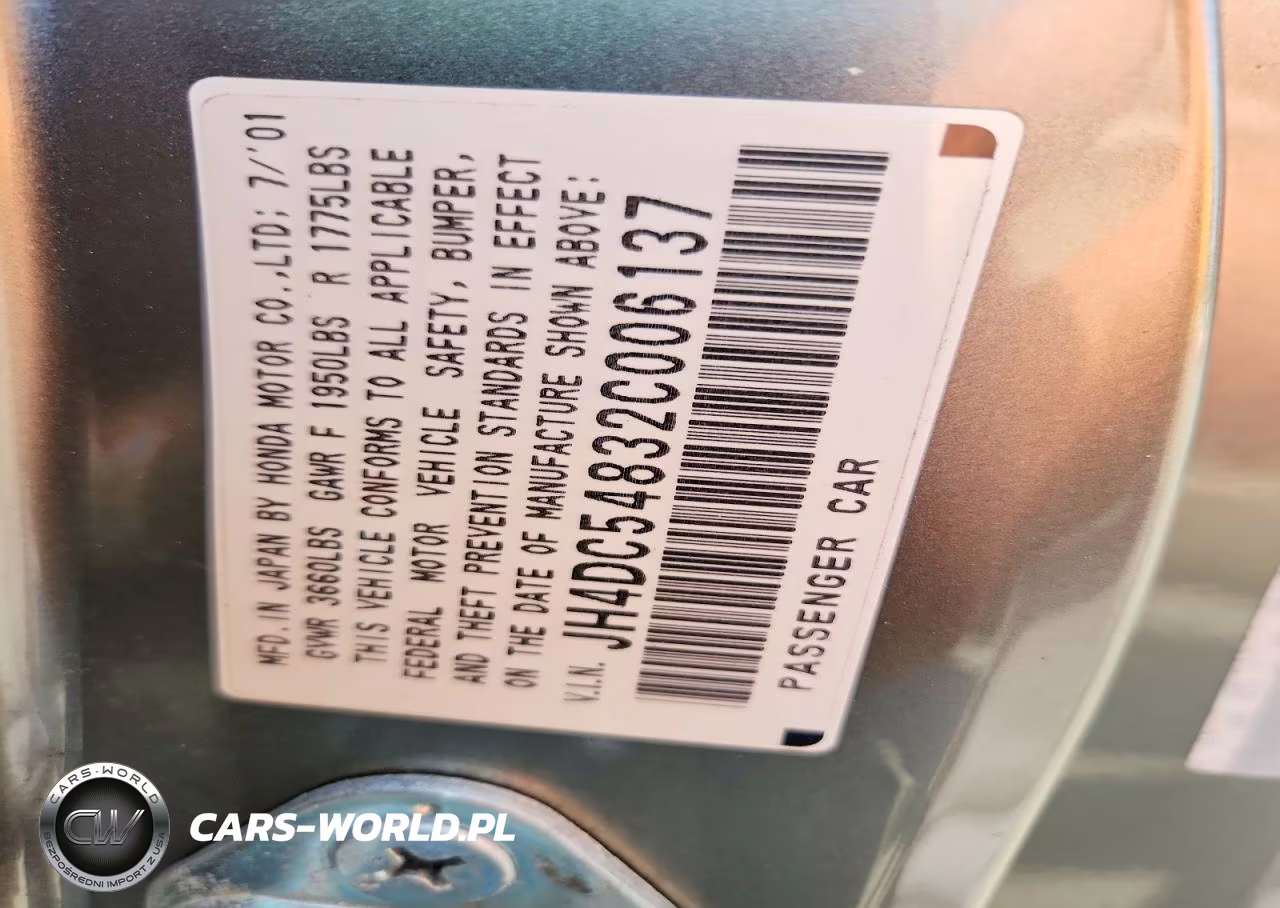 2002 Acura Rsx VIN:JH4DC54832C006137 - 12