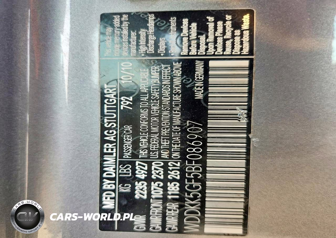 2011 Mercedes-Benz E 350 VIN:WDDKK5GF5BF086907 - 12