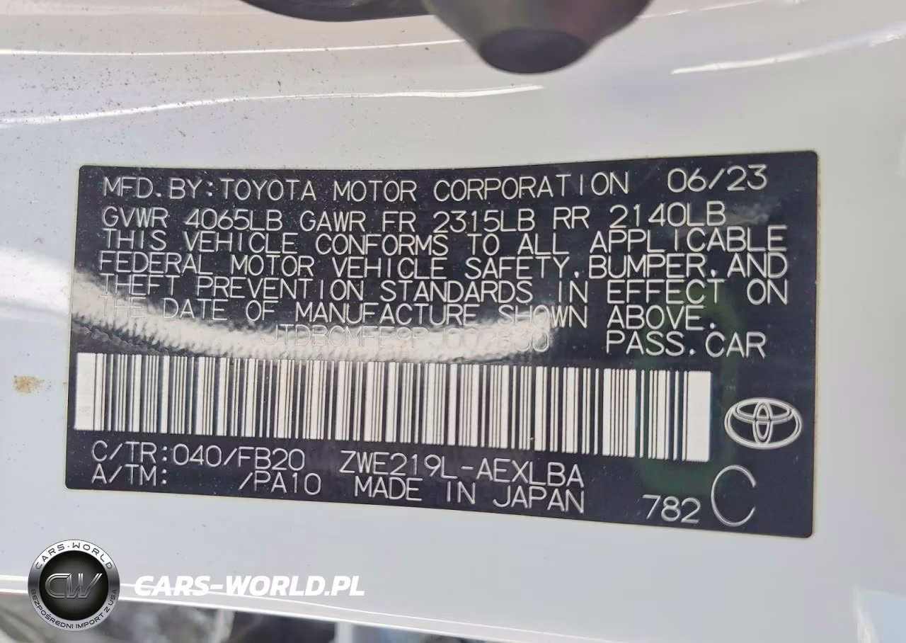 2023 Toyota Corolla Hybrid Le VIN:JTDBCMFE9PJ009830 - 13