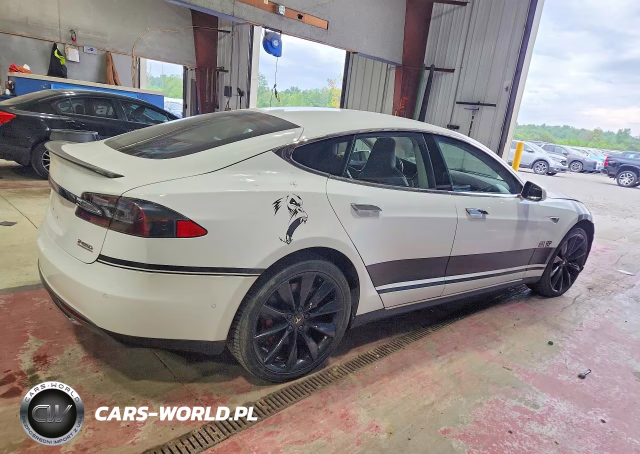 2014 Tesla Model S VIN:5YJSA1H25EFP64856 - 3