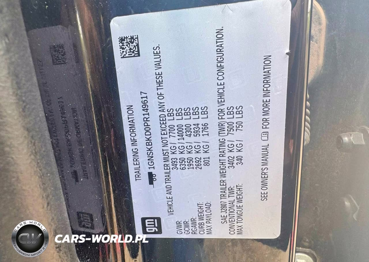 2023 Chevrolet Suburban 4Wd Ls VIN:1GNSKBKD0PR149617 - 10
