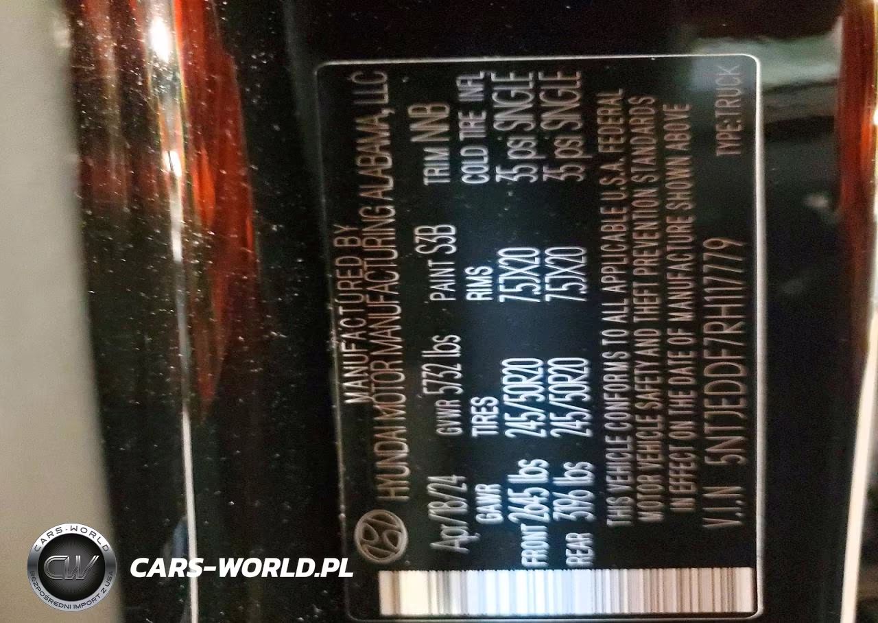 2024 Hyundai Santa Cruz Limited VIN:5NTJEDDF7RH117779 - 14