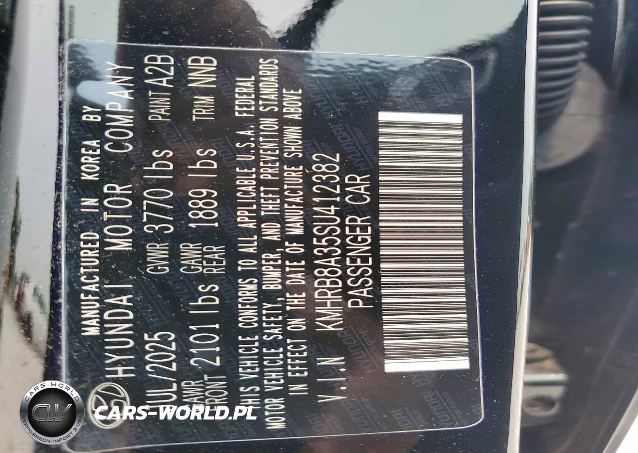2025 Hyundai Venue Se VIN:KMHRB8A35SU412382 - 13