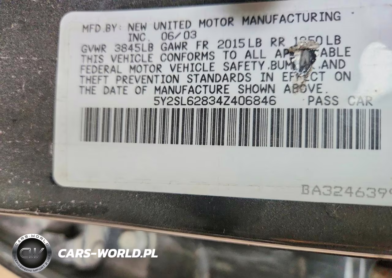 2004 Pontiac Vibe VIN:5Y2SL62834Z406846 - 12