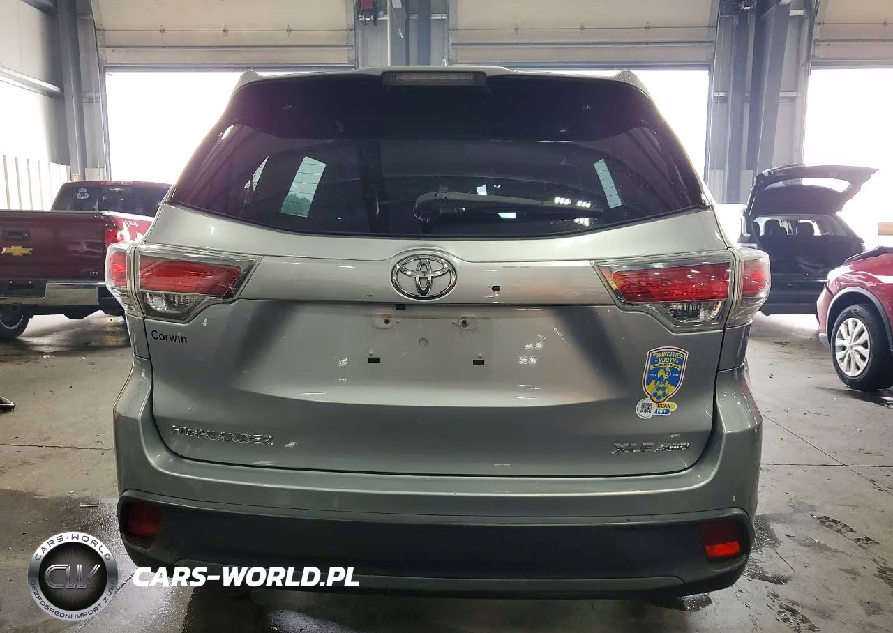 2015 Toyota Highlander Xle VIN:5TDJKRFH6FS178193 - 6