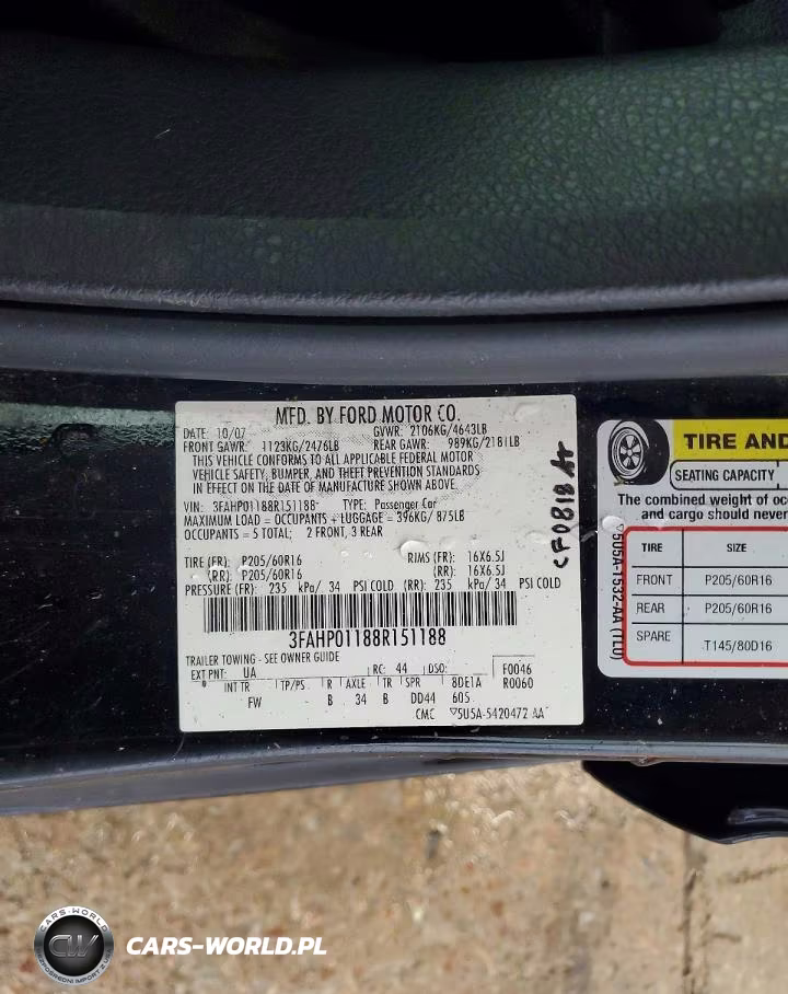 2008 Ford Fusion VIN:3FAHP01188R151188 - 12