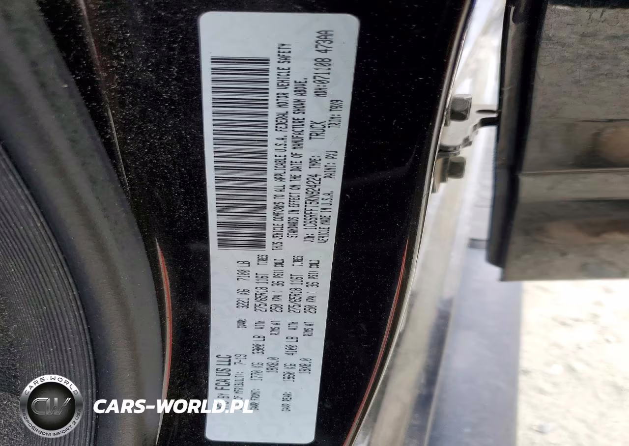 2019 Ram 1500 Big Horn-Lone Star VIN:1C6SRFFT5KN924224 - 12