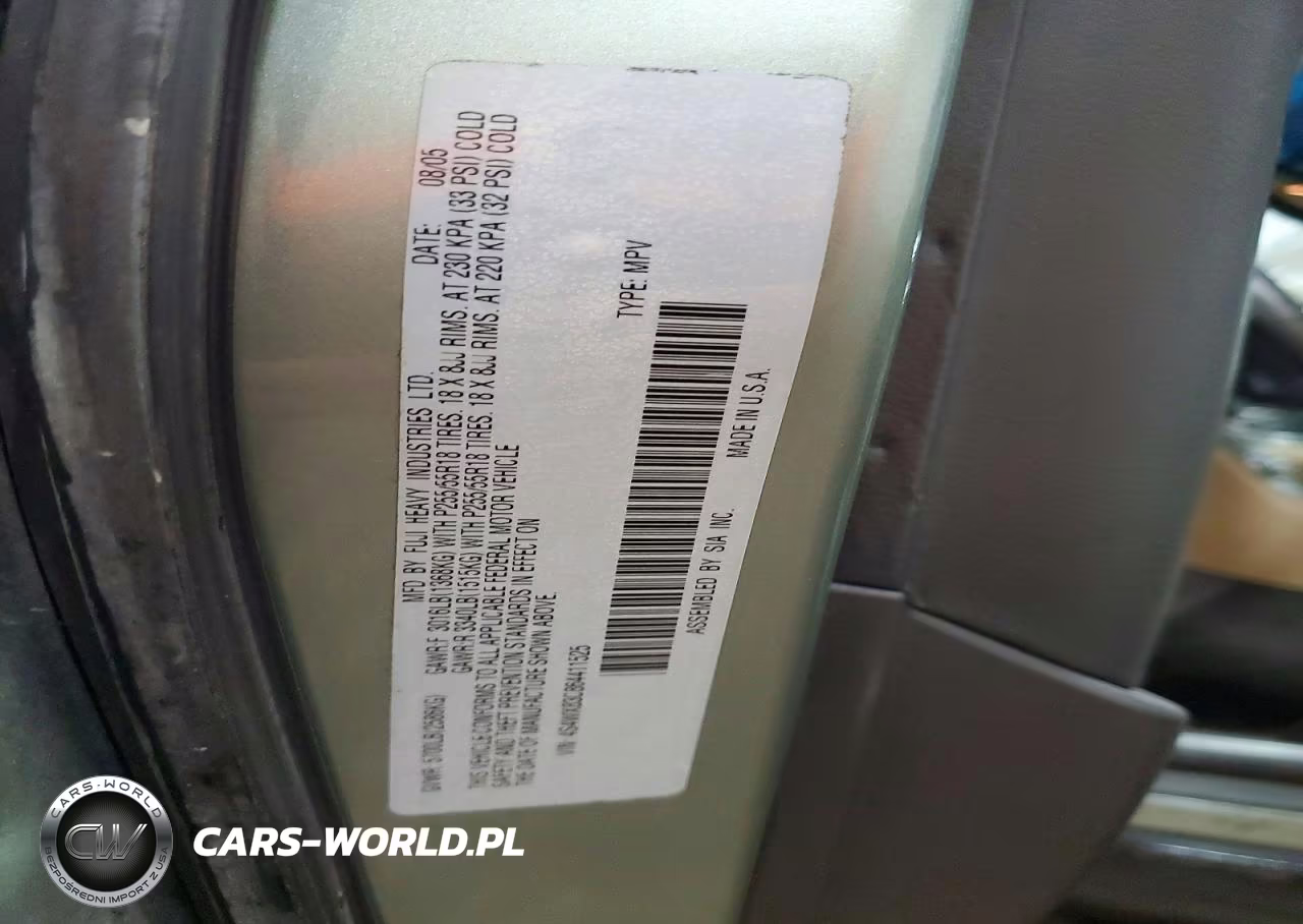 2006 Subaru B9 Tribeca 3.0 H6 VIN:4S4WX83C864411525 - 13