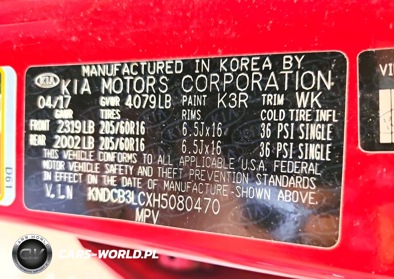 2017 Kia Niro Fe VIN:KNDCB3LCXH5080470 - 14