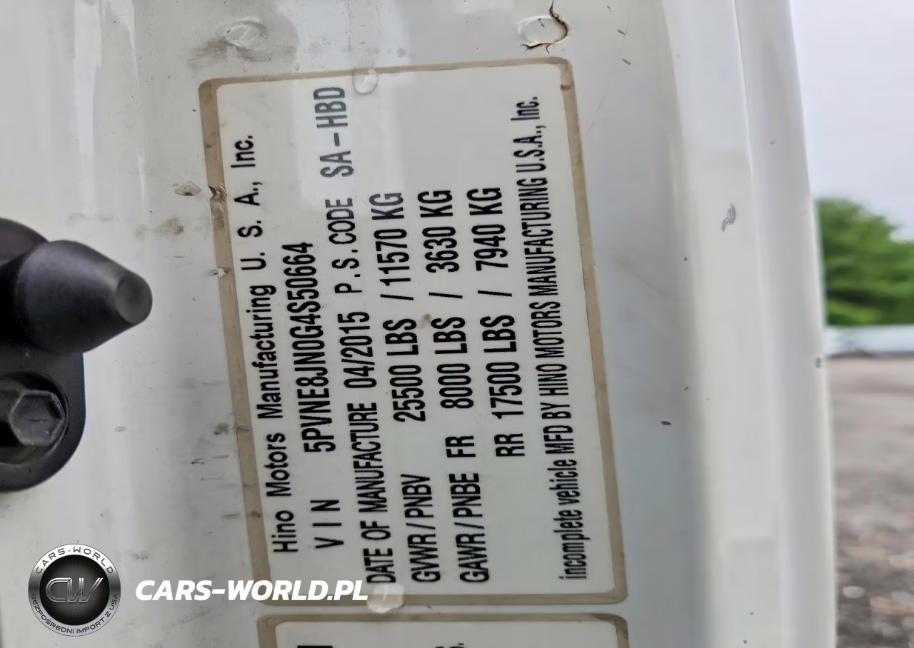 2016 Hino 258-268 VIN:5PVNE8JN0G4S50664 - 11