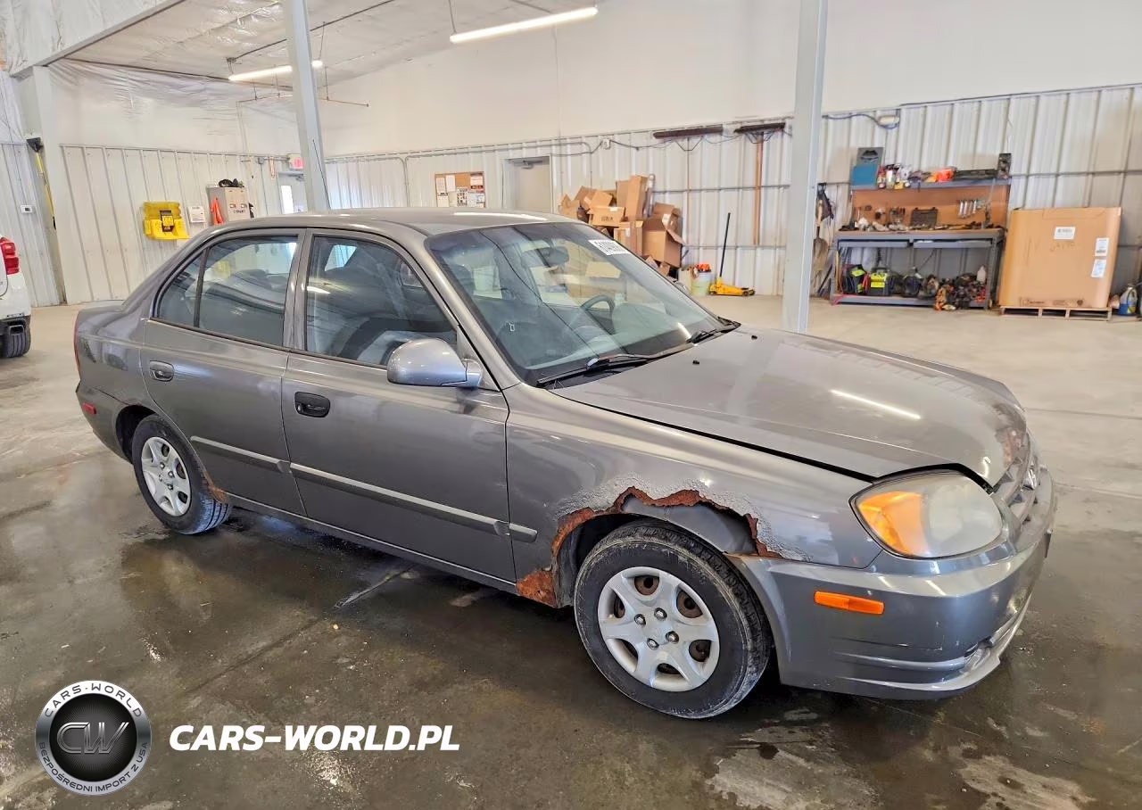 2005 Hyundai Accent Gl VIN:KMHCG45C65U600505 - 4