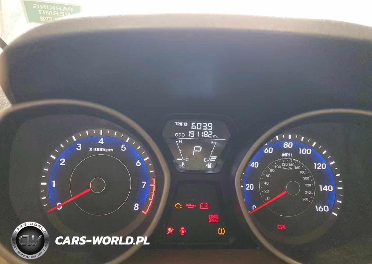 2012 Hyundai Elantra Gls VIN:KMHDH4AE5CU293902 - 9