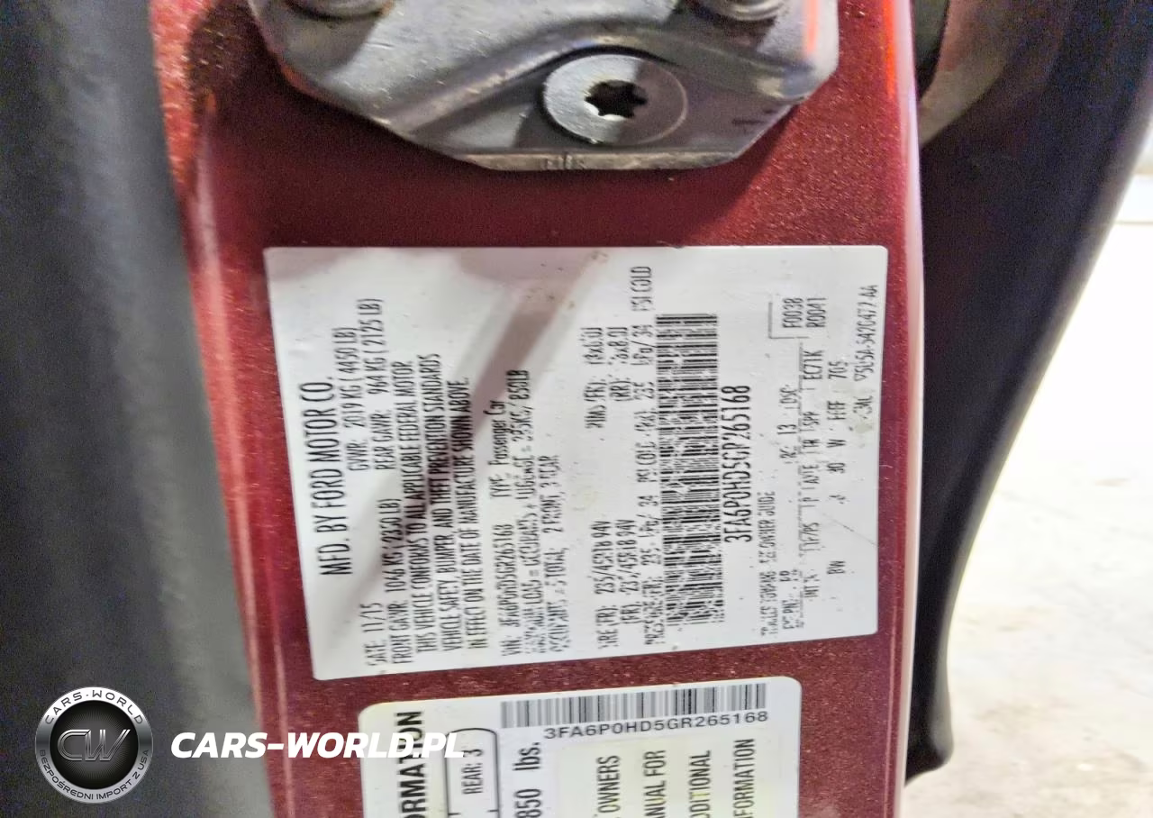 2016 Ford Fusion Se VIN:3FA6P0HD5GR265168 - 12