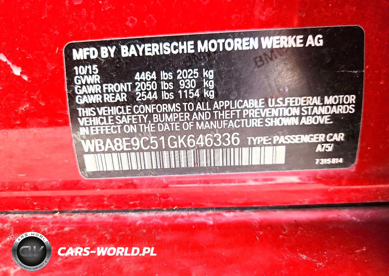 2016 BMW 328 I SULE VIN:WBA8E9C51GK646336 - 13