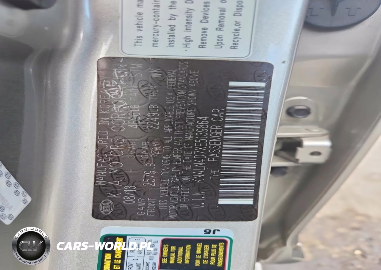 2014 Kia Cadenza Premium VIN:KNALN4D7XE5139864 - 12