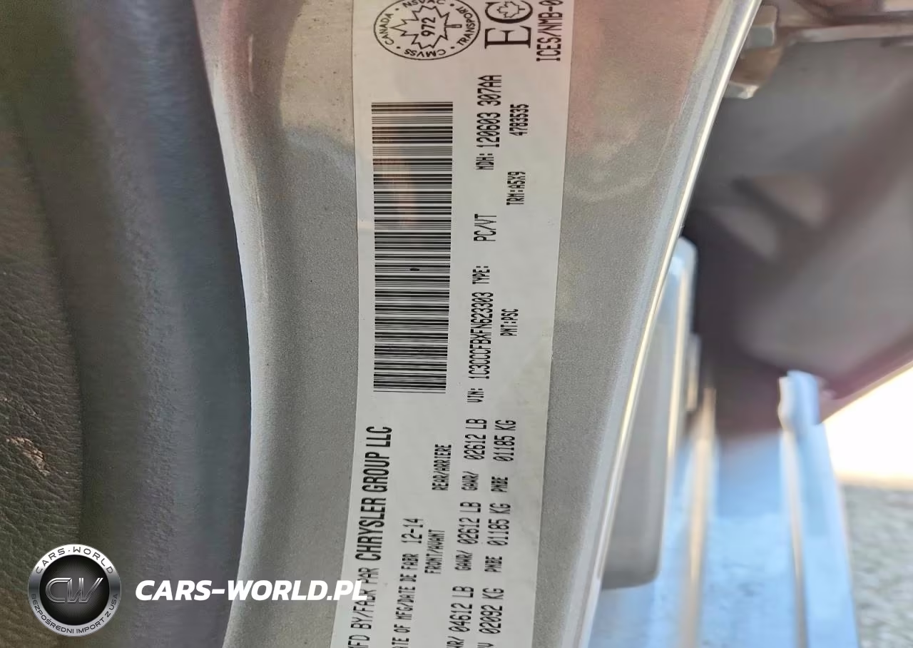 2015 Chrysler 200 Lx VIN:1C3CCCFBXFN623303 - 12