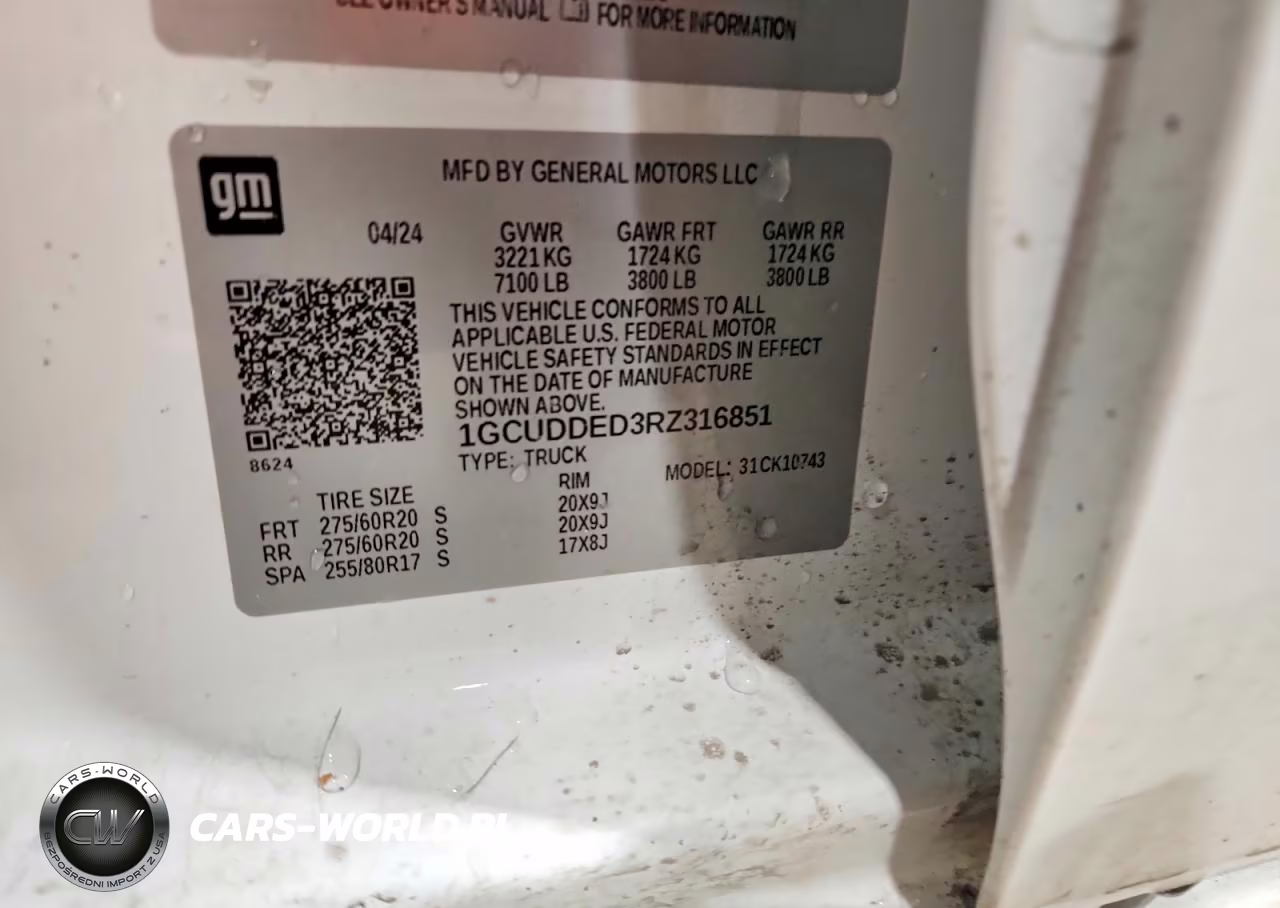 2024 Chevrolet Silverado K1500 Lt VIN:1GCUDDED3RZ316851 - 12
