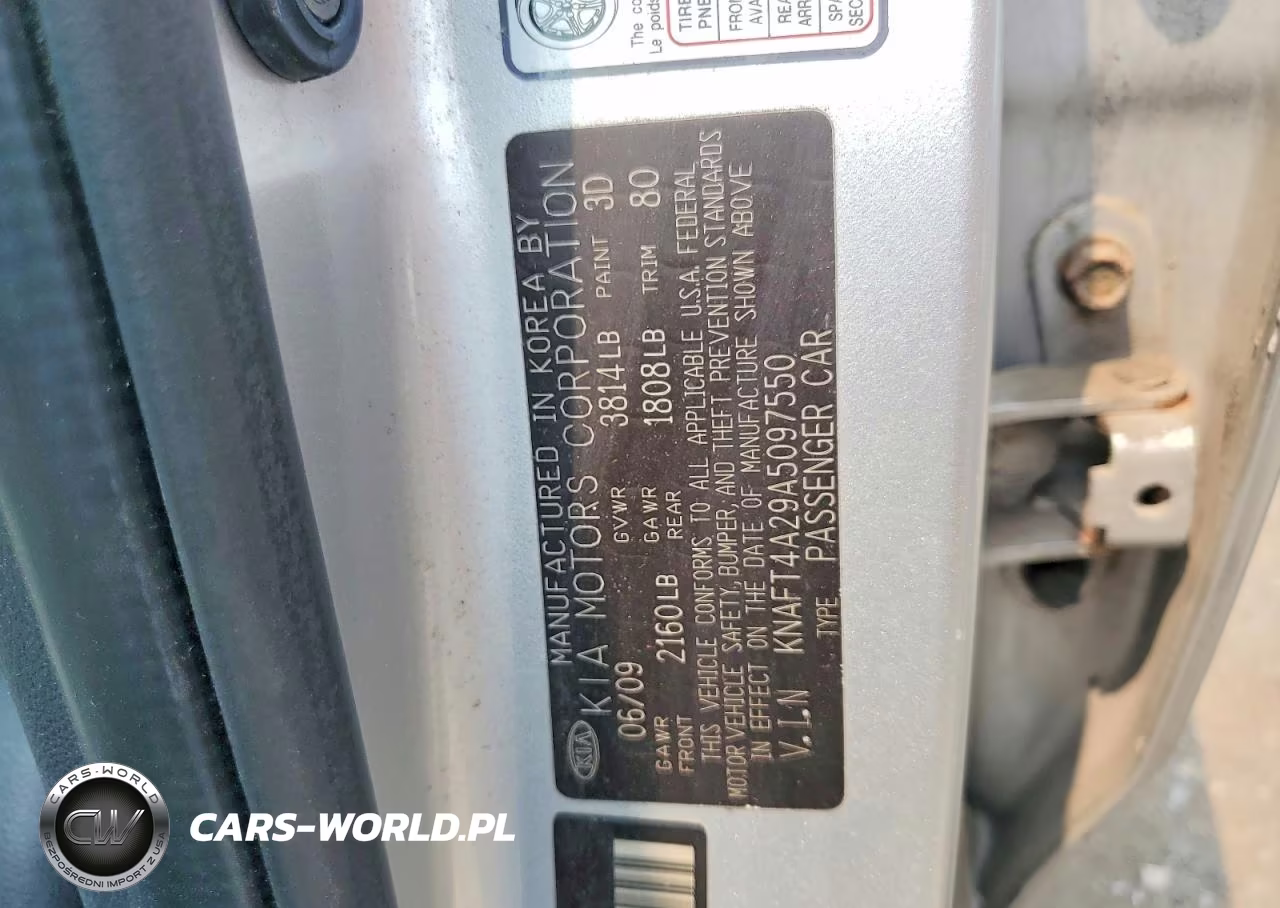 2010 Kia Forte Lx VIN:KNAFT4A29A5097550 - 13
