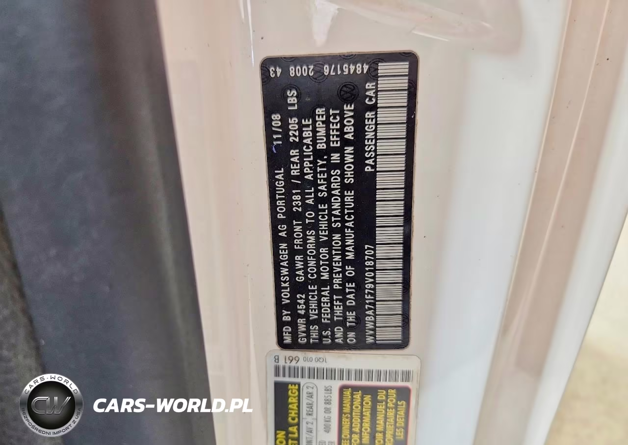 2009 Volkswagen Eos Turbo VIN:WVWBA71F79V018707 - 12