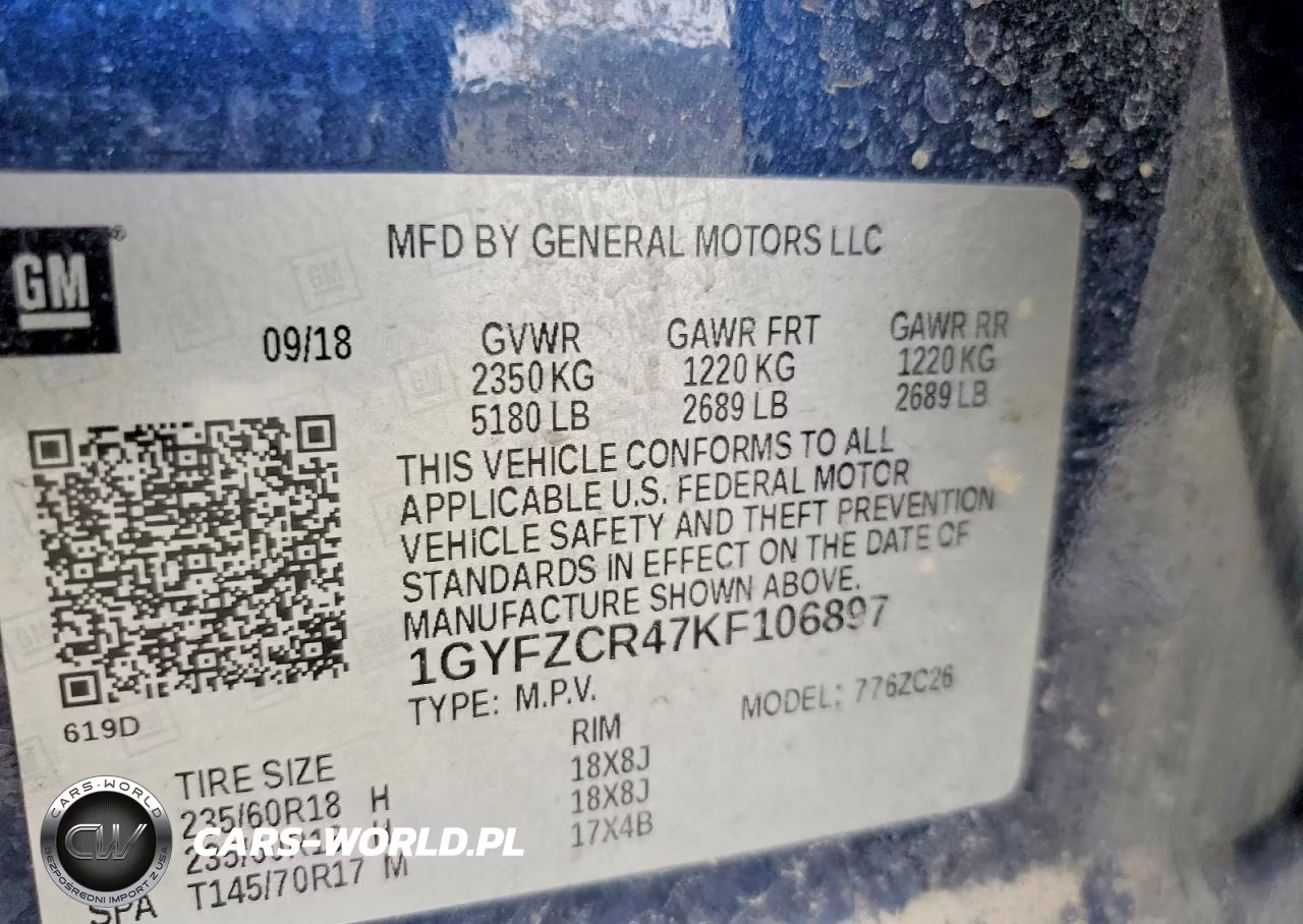 2019 Cadillac Xt4 Premium Luxury VIN:1GYFZCR47KF106897 - 12
