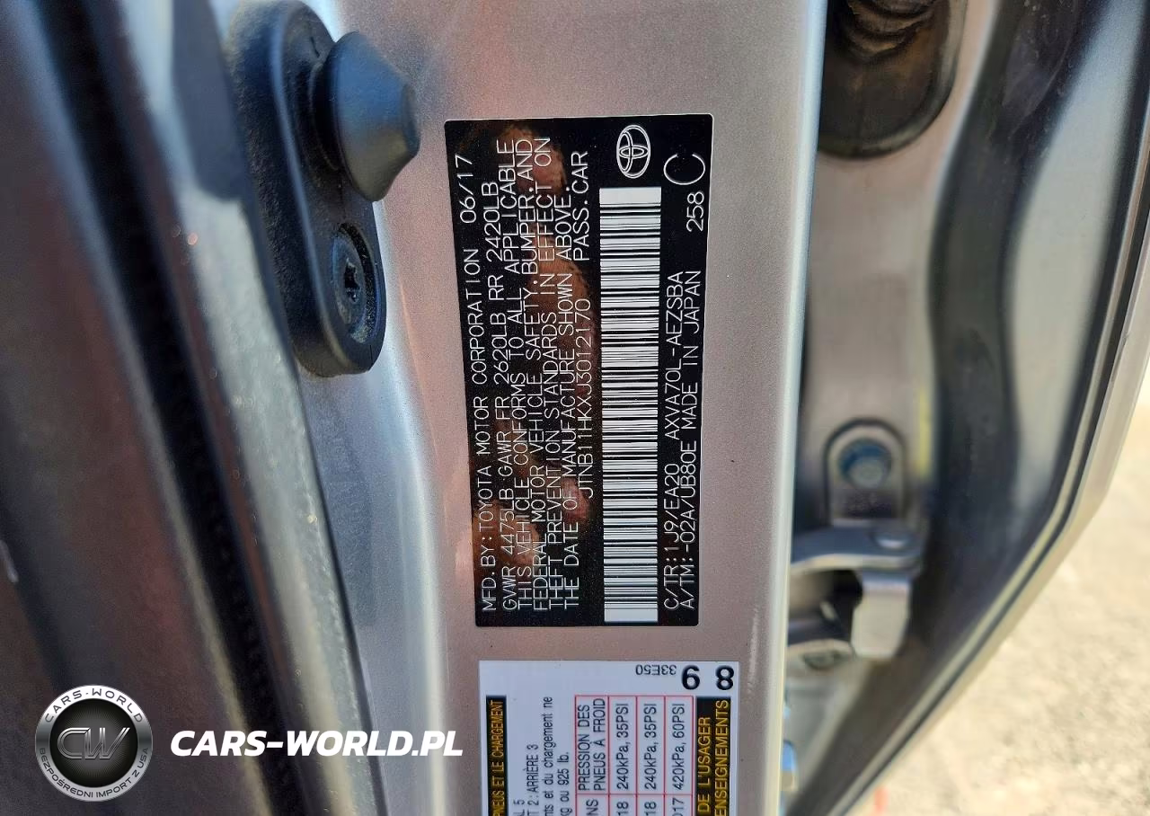 2018 Toyota Camry Se VIN:JTNB11HKXJ3012170 - 12