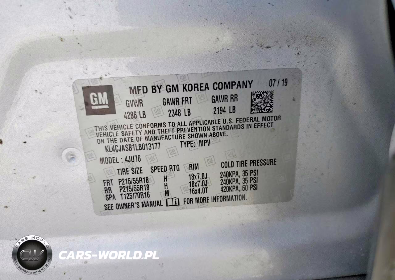 2020 Buick Encore Preferred VIN:KL4CJASB1LB013177 - 12